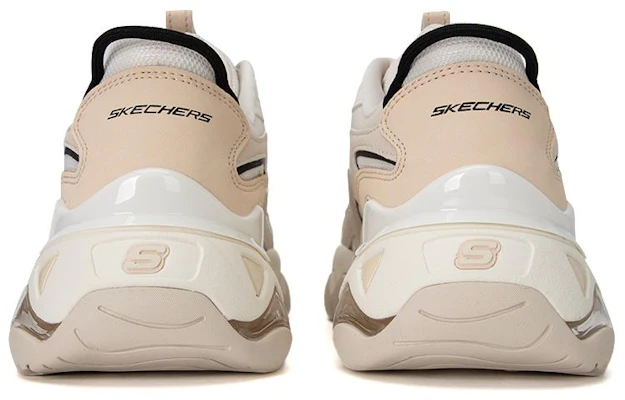 Skechers D‘LITES 耐磨減震 低筒 運動休閒鞋 女款 米白 Shop Skechers D‘LITES 耐磨減震 低筒 運動休閒鞋 女款 米白