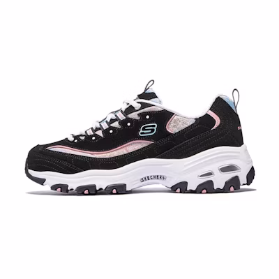 (W) Skechers D'Lites Splendid Journey 'Black Multicolor'