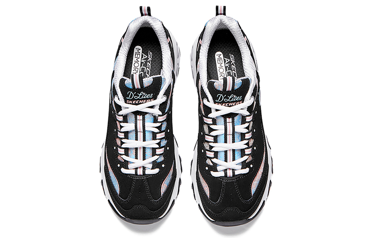 し W) スケッチャーズ D'Lites 華麗なる旅 (ブラックマルチ) 149793