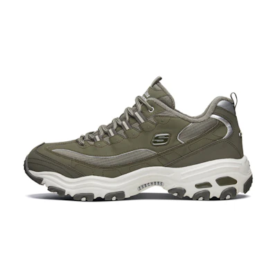 (W) Skechers D'Lites 'Army Green'