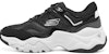 (W) Skechers D'LITES 3.0 'Hitam Putih' 12958-BLK