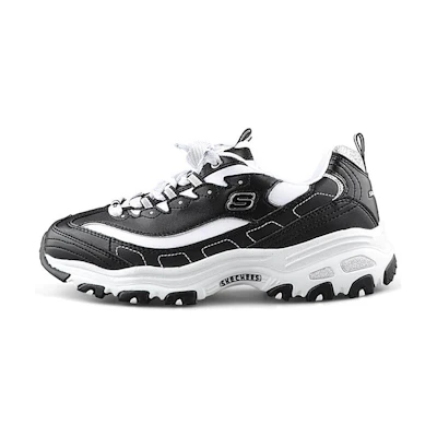 (W) Skechers D'Lites 'Black and White'