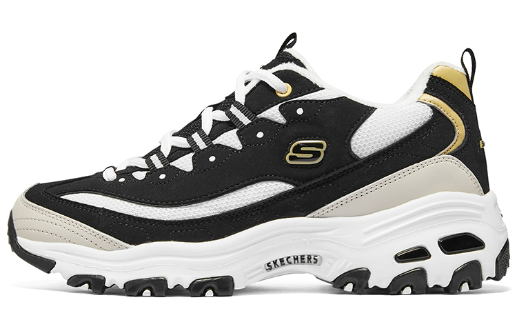 (W) Skechers D'Lites 'Black and White'