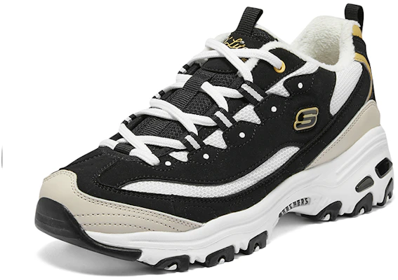 (W) Skechers D'Lites 'Blanco y Negro' 896268-BKNT Lookbook (W) Skechers D'Lites 'Blanco y Negro' 896268-BKNT