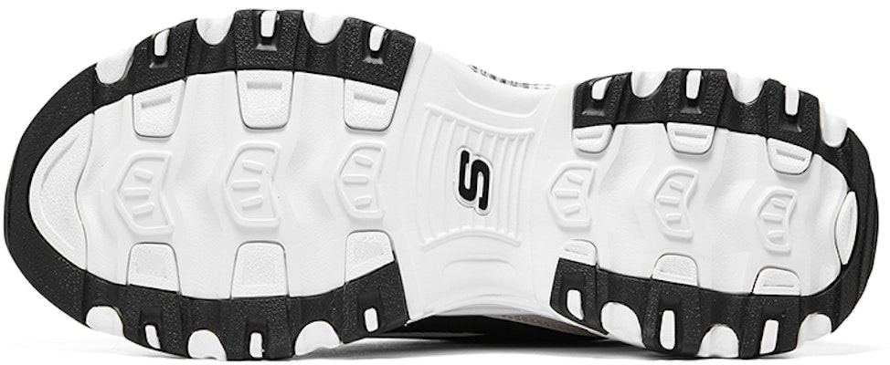 (W) Skechers D'Lites 'Blanco y Negro' 896268-BKNT Details for (W) Skechers D'Lites 'Blanco y Negro' 896268-BKNT