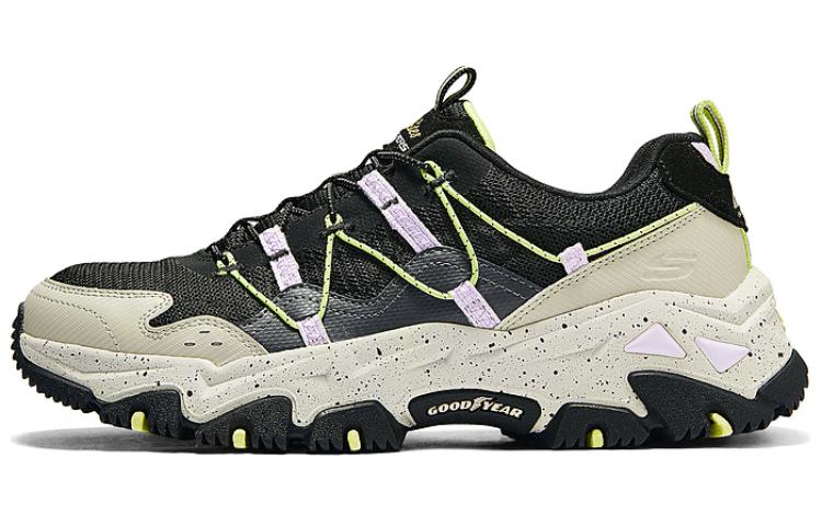 (Women) Skechers D'Lites 'Black Green' 180129-BKMT
