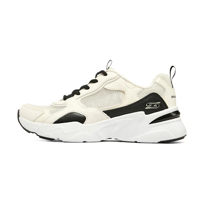 (W) Skechers D'Lites 'Black Macaron'