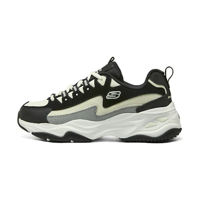 (W) Skechers DLITES 1.0 'Black Beige'