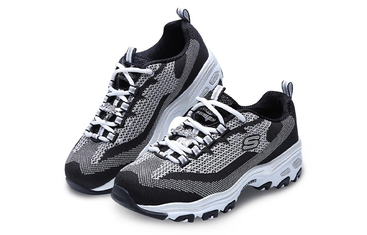(W) Skechers D'Lites 'Black White' 圖 3