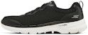 (W) Skechers Go Walk 6 'Hitam Putih' 124531-BKW