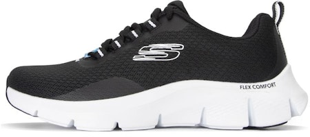 (Women) Skechers Flex Comfort 'Black White' 149886-BKW (Women) Skechers Flex Comfort 'Black White' 149886-BKW