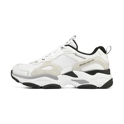 (W) Skechers D'Lites 'Black White'