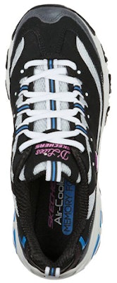 (W) 스케쳐스 D'Lites 런닝화 블랙/블루 (낮음) 11947-BKBL Lookbook (W) 스케쳐스 D'Lites 런닝화 블랙/블루 (낮음) 11947-BKBL