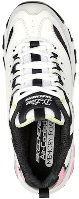 Skechers D'Lites 黑白金 休閒時尚厚底拼接時尚熊貓老爸鞋 女款 黑粉拼色 Purchase Skechers D'Lites 黑白金 休閒時尚厚底拼接時尚熊貓老爸鞋 女款 黑粉拼色