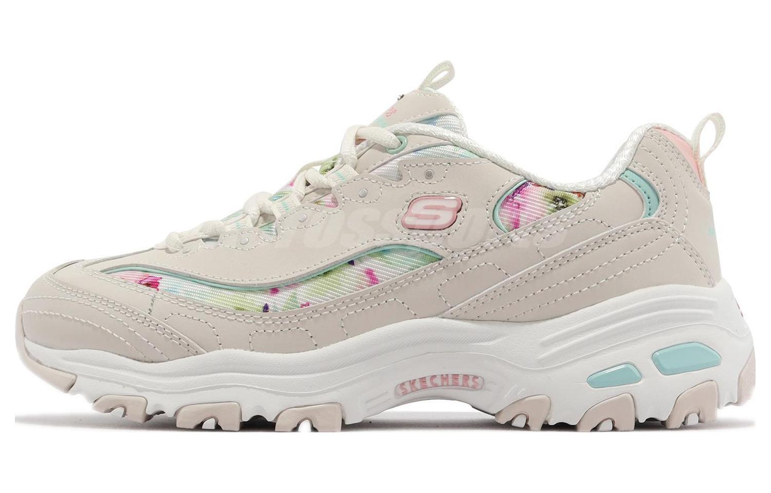 (W) Skechers DLITES Blooming Fields 'Natural Multicolor'