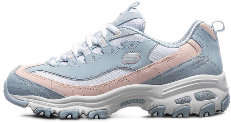 women-skechers-d-lites-blue-milk-tea-bear-13143-wpkb