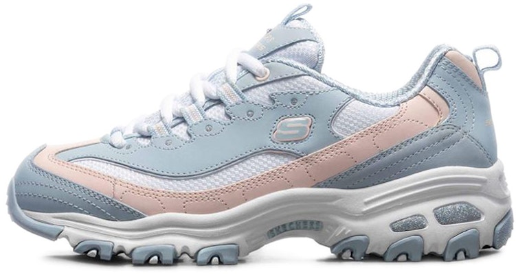 (W) Skechers D'lites 1.0 'Putih Merah Jambu Biru' 13143-WPKB Buy (W) Skechers D'lites 1.0 'Putih Merah Jambu Biru' 13143-WPKB