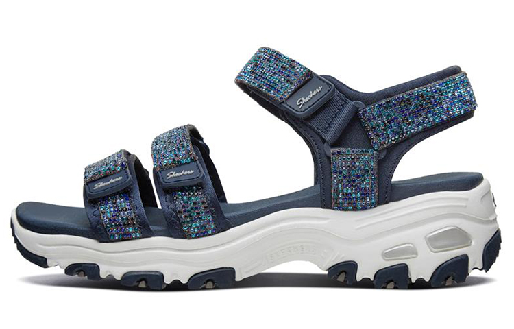 (W) Skechers D'Lites 'Blue Multicolor'