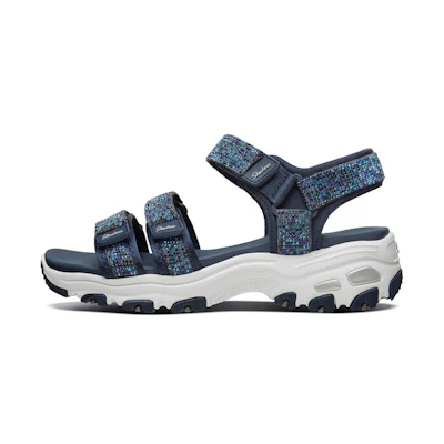 (W) Skechers D'Lites 'Blue Multicolor'