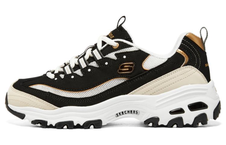 (W) Skechers D'LITES 'Black'