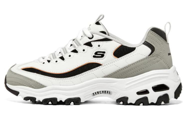 (Women) Skechers D'LITES 'White' 896204-WBK