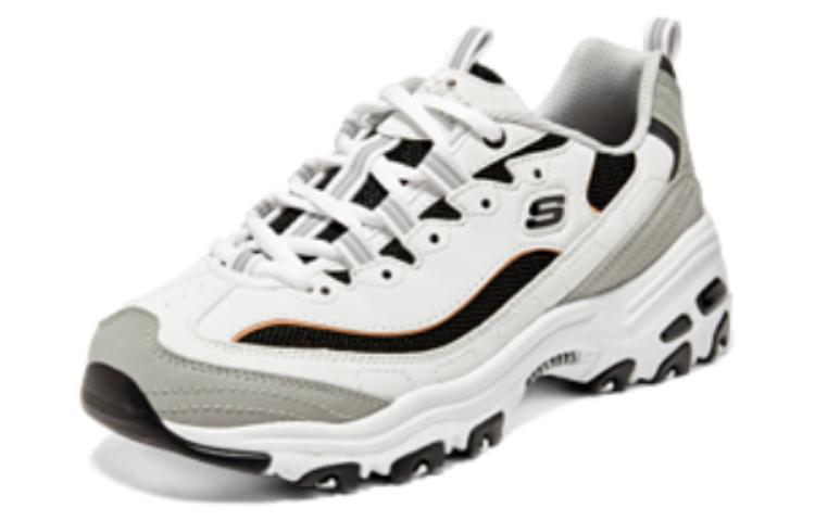 Lookbook (W) スケッチャーズ D'LITES ホワイト 896204-WBK