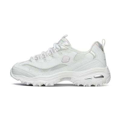 (W) Skechers D'Lites 'Breathable Casual Sport White'
