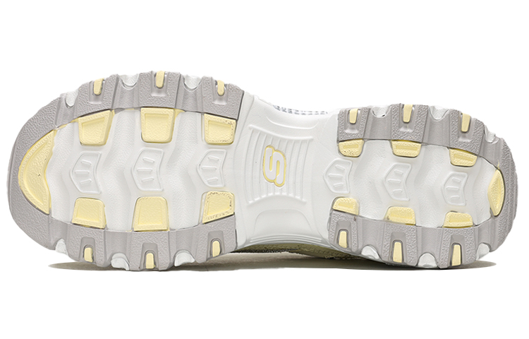 (W) Skechers D'Lites-Bright Blossoms Low-Top Daddy Shoes Yellow 圖 6