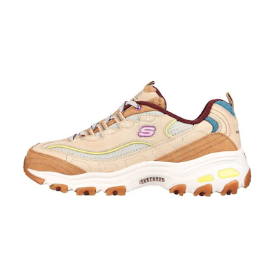 (W) Skechers D'Lites 'Bright Joy Pink Brown'