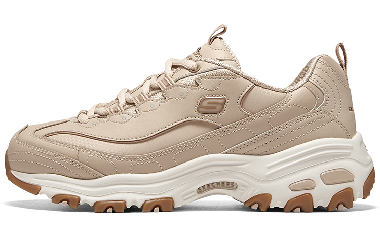 (Women) Skechers D'LITES 'Brown' 149807-NAT