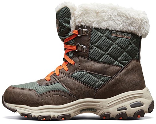 (Women) Skechers D'Lites 'Brown Snow Boot' 44981-BROL Buy (Women) Skechers D'Lites 'Brown Snow Boot' 44981-BROL
