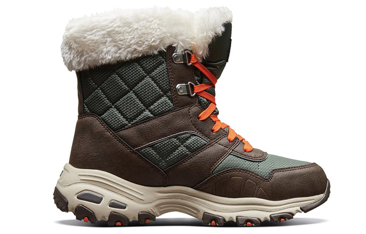 (W) Skechers D'Lites 'Brown Snow Boot' 圖 2