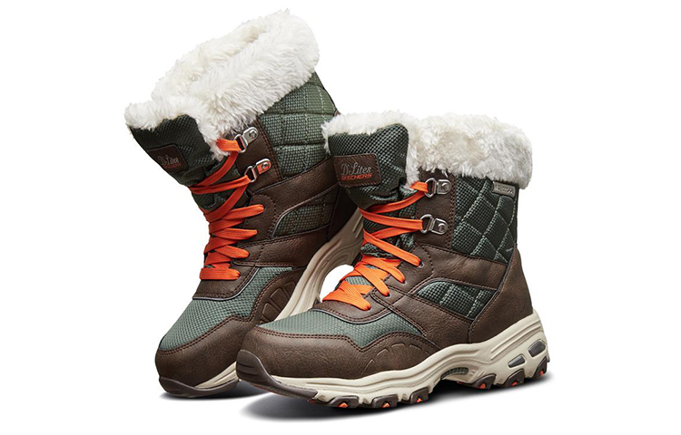 (W) Skechers D'Lites 'Brown Snow Boot' 圖 3