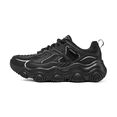 (W) Skechers D'lites 1.0 Sneakers 'Black'