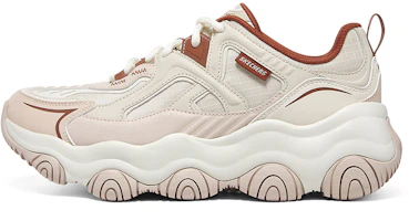(Women) Skechers D'lites 1.0 Sneakers 'Beige Pink' 896265-NTBR (Women) Skechers D'lites 1.0 Sneakers 'Beige Pink' 896265-NTBR