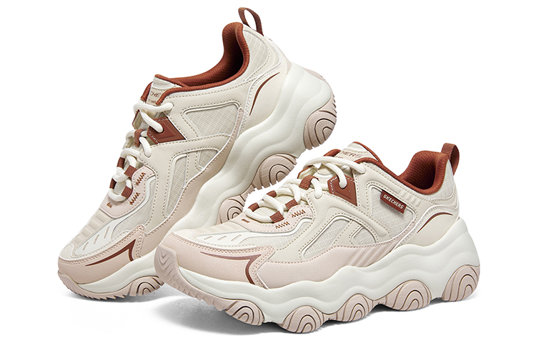 Lookbook (W) Skechers D'lites 1.0 运动鞋 '米色粉红' 896265-NTBR