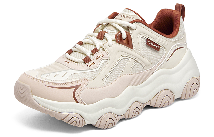 Shop (W) Skechers D'lites 1.0 运动鞋 '米色粉红' 896265-NTBR