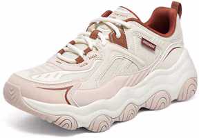 Shop (Women) Skechers D'lites 1.0 Sneakers 'Beige Pink' 896265-NTBR