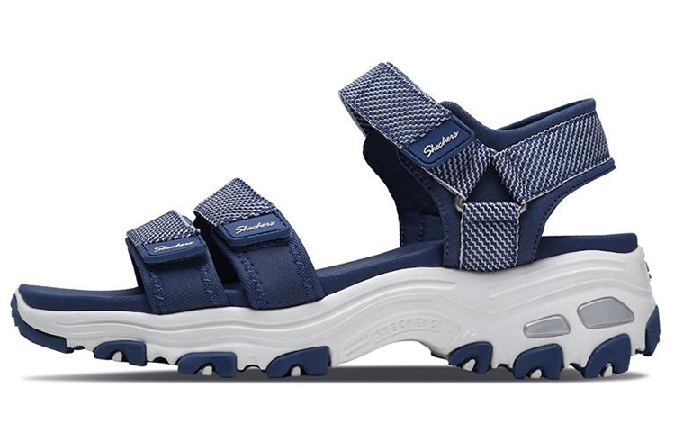 (W) Skechers D'Lites 'Casual Sport Sandal Blue'