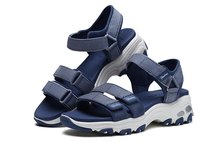 (W) Skechers D'Lites 'Casual Sport Sandal Blue' 圖 3