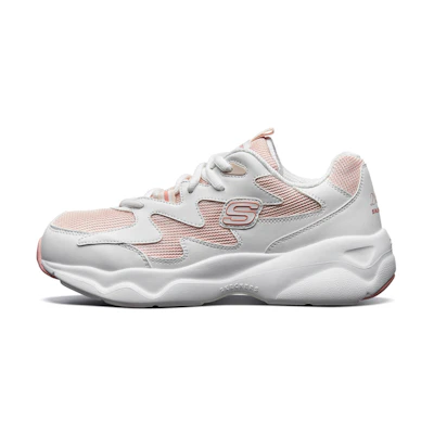 (W) Skechers D'Lites Classic Sneakers White