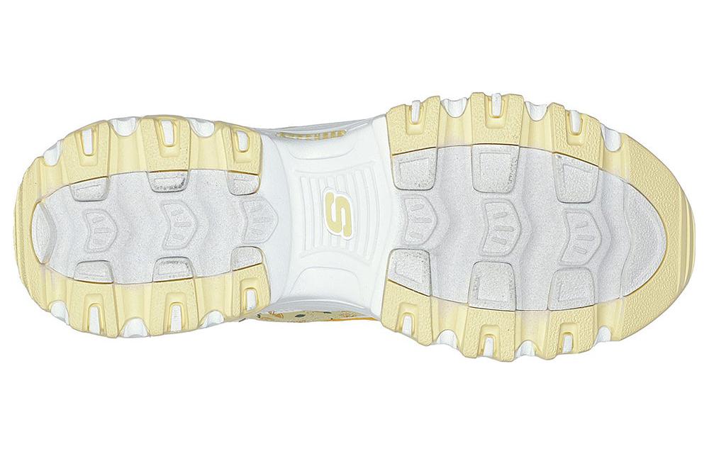 (W) Skechers D'lites 1.0 Shoes 'White Yellow' 圖 5