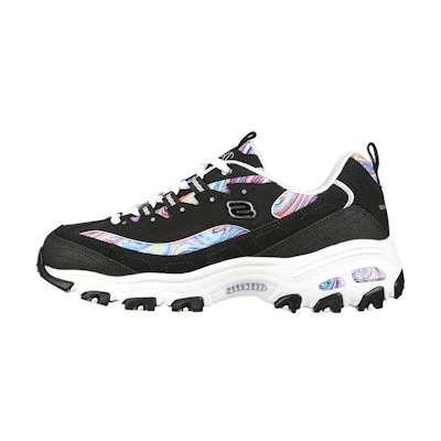 (W) Skechers D'Lites 'Black'