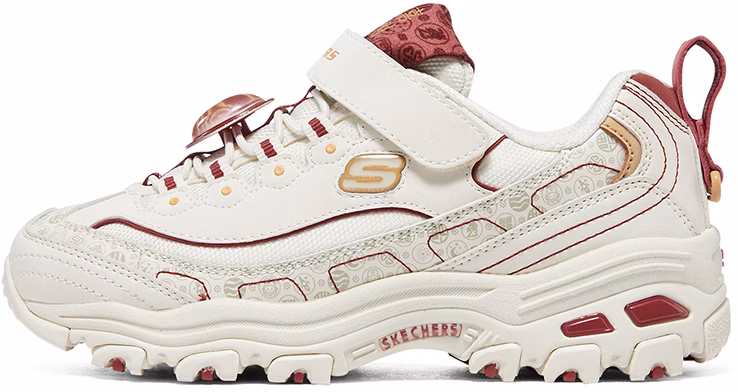 women-skechers-d-lites-comfortable-breathable-non-slip-low-top-white-red-319504-l-wrd