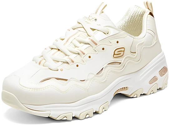 Skechers 時尚舒適 增高款 防滑耐磨 低筒 休閒鞋 女款 乳白色 Lookbook Skechers 時尚舒適 增高款 防滑耐磨 低筒 休閒鞋 女款 乳白色