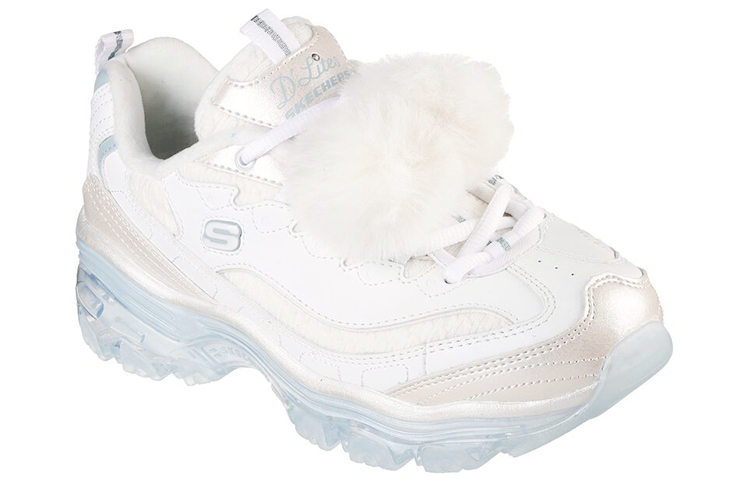 (W) Skechers D'Lites Crystal-Let It Snow 'White Light Blue' 圖 3