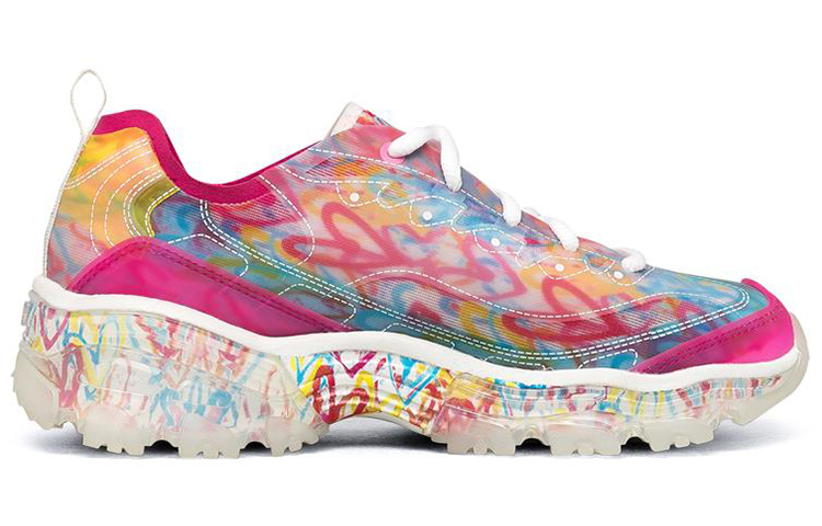 (W) Skechers D'Lites Crystal Low Running Shoes Multicolor 圖 2