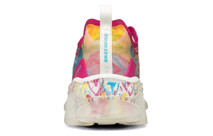 (W) Skechers D'Lites Crystal Low Running Shoes Multicolor 圖 4