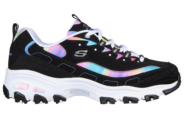 (W) Skechers D'Lites 'Dreamy Sky Black White' 圖 2