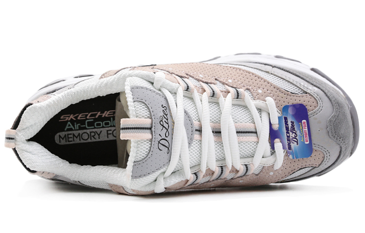 Purchase (W) Skechers D'Lites 1.0 'Blanco Rosa' 13147-WGPK